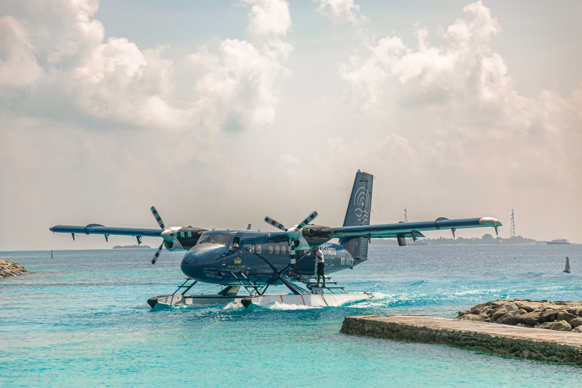 Hydravion aux Maldives