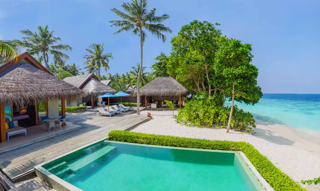 Two Bedroom Family Beach Villa with Pool
