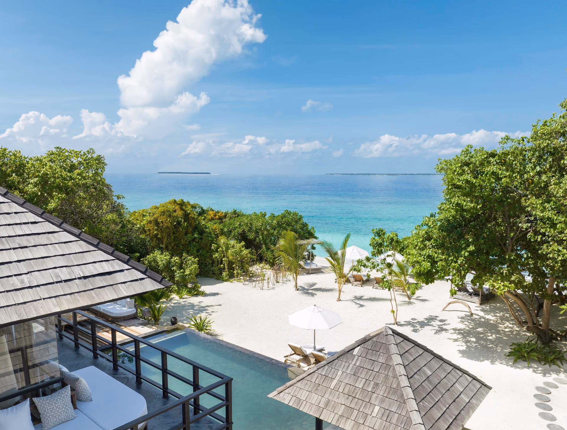Two Bedroom Beach Residence with Family Pool & Private Pool