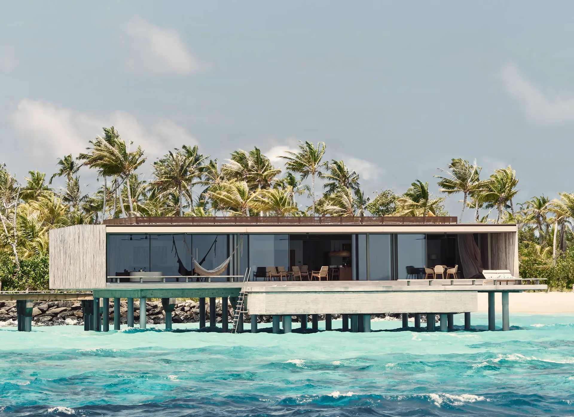 Two Bedroom Sunset Water Pool Villa