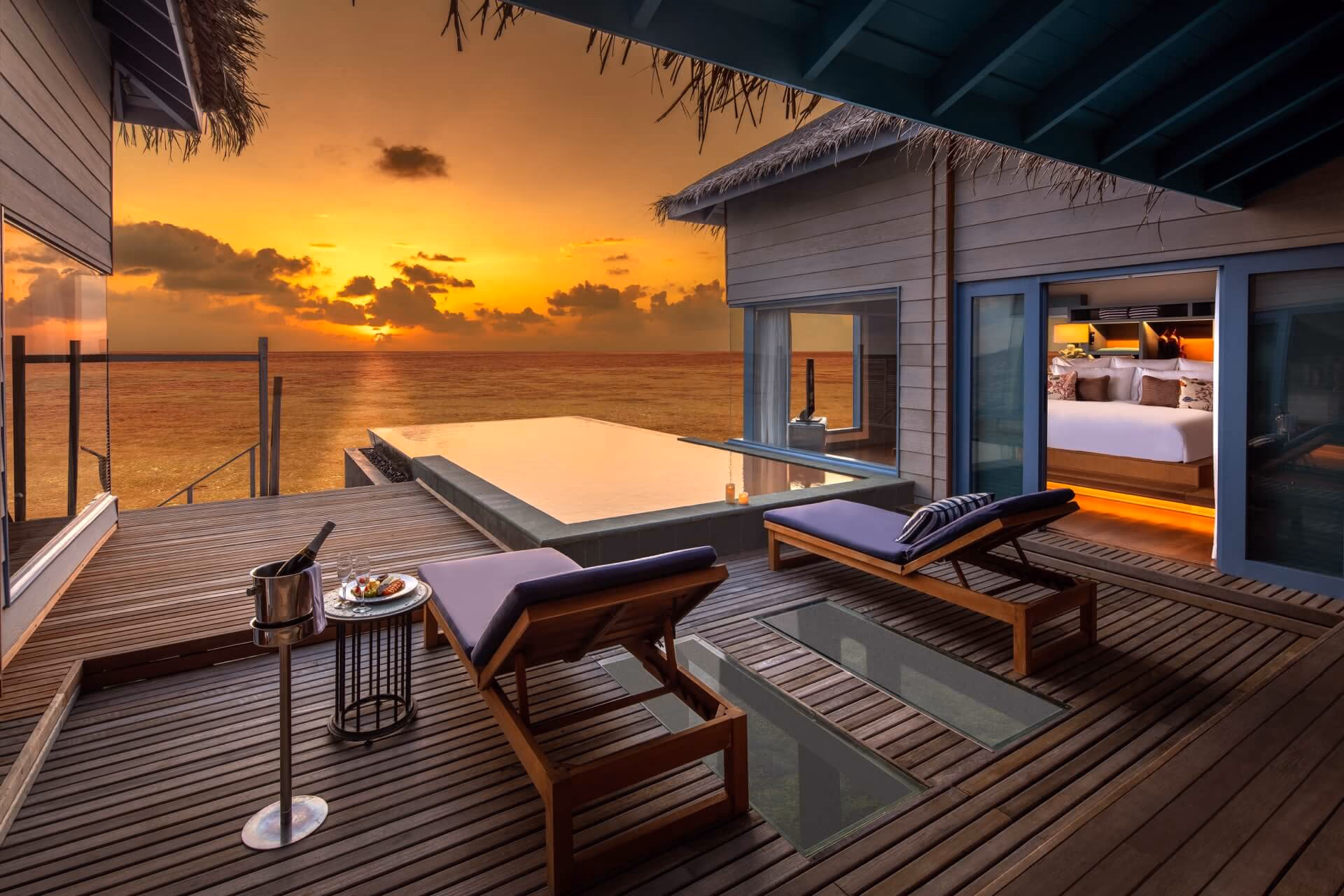 Two Bedroom Overwater Residence with Pool